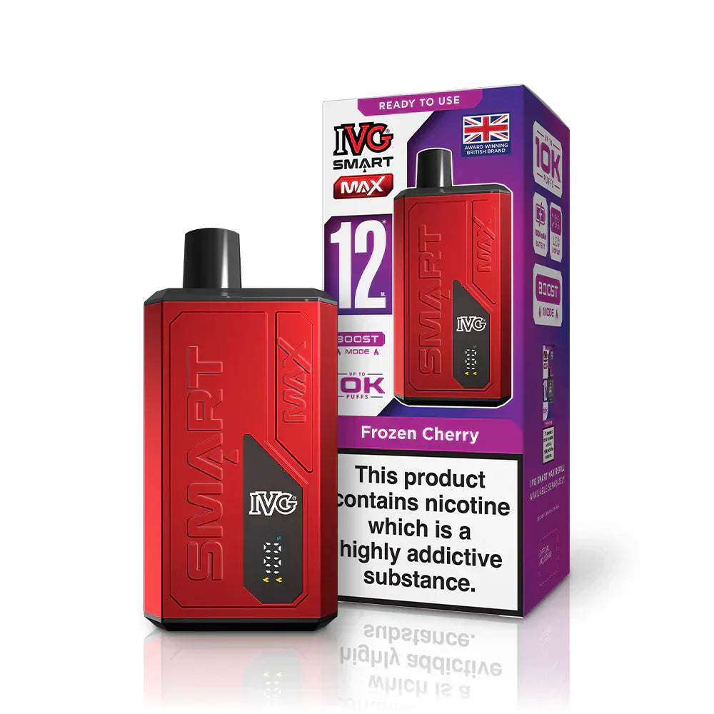 IVG Smart Max 10K Prefilled Pod Kit (Box of 5) - Frozen Cherry