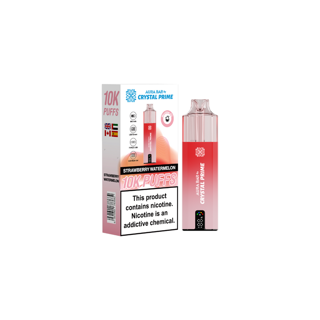 Crystal Prime Aura Bar 10k Prefilled Pod Kit