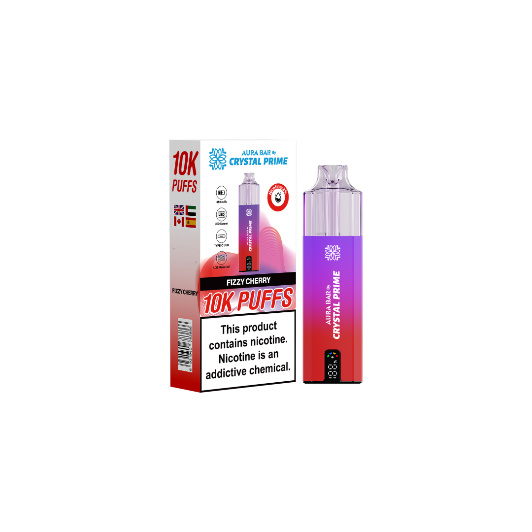 Crystal Prime Aura Bar 10k Prefilled Pod Kit