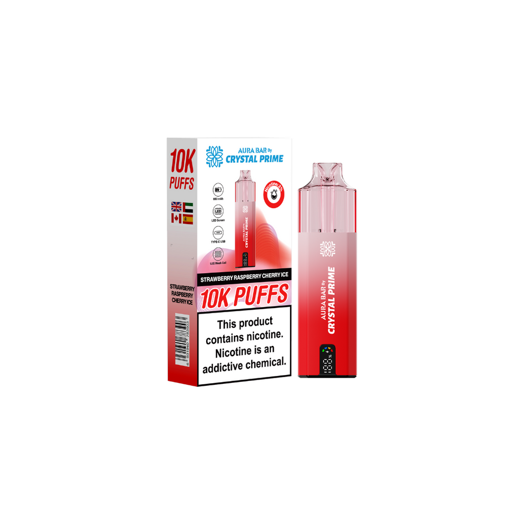 Crystal Prime Aura Bar 10k Prefilled Pod Kit