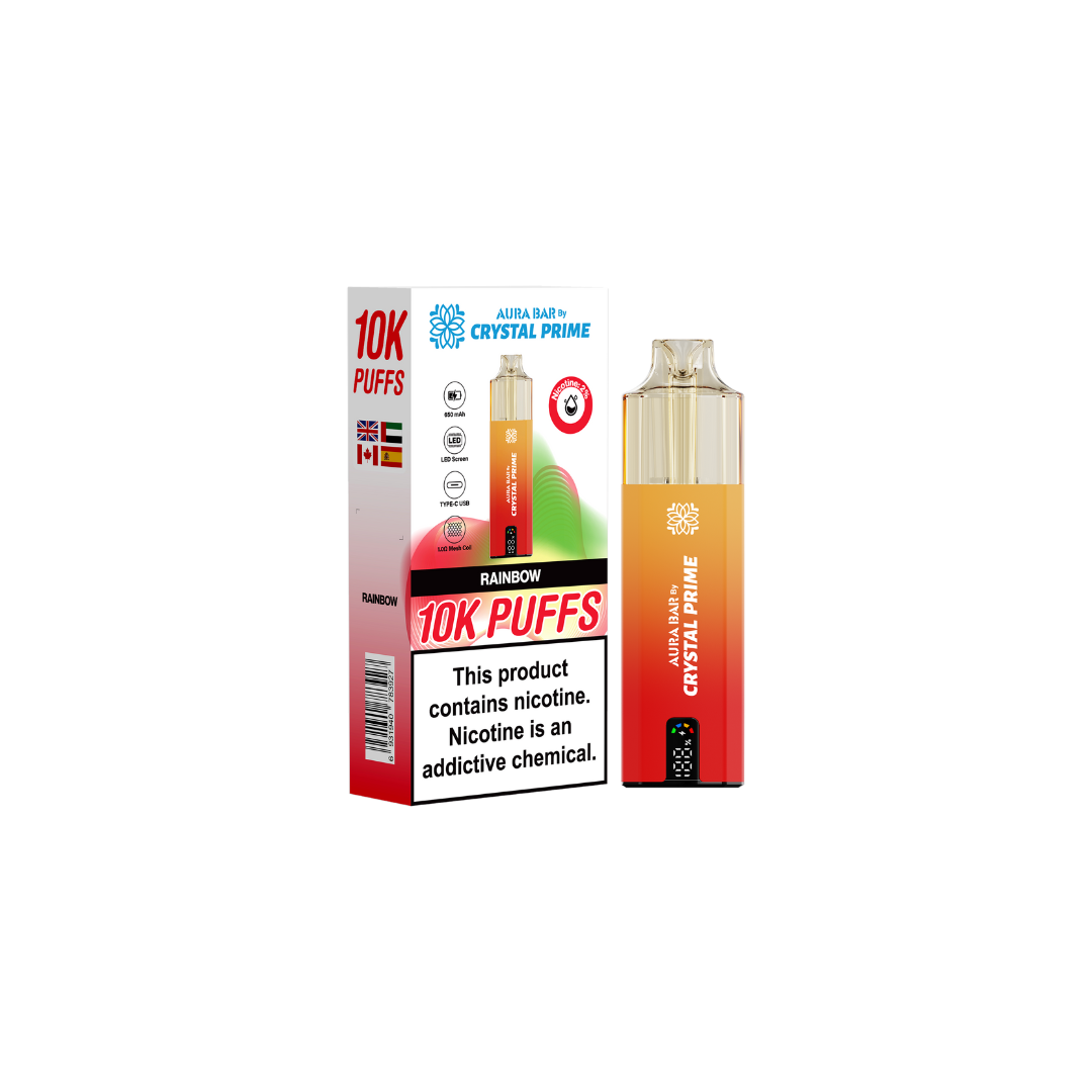 Crystal Prime Aura Bar 10k Prefilled Pod Kit