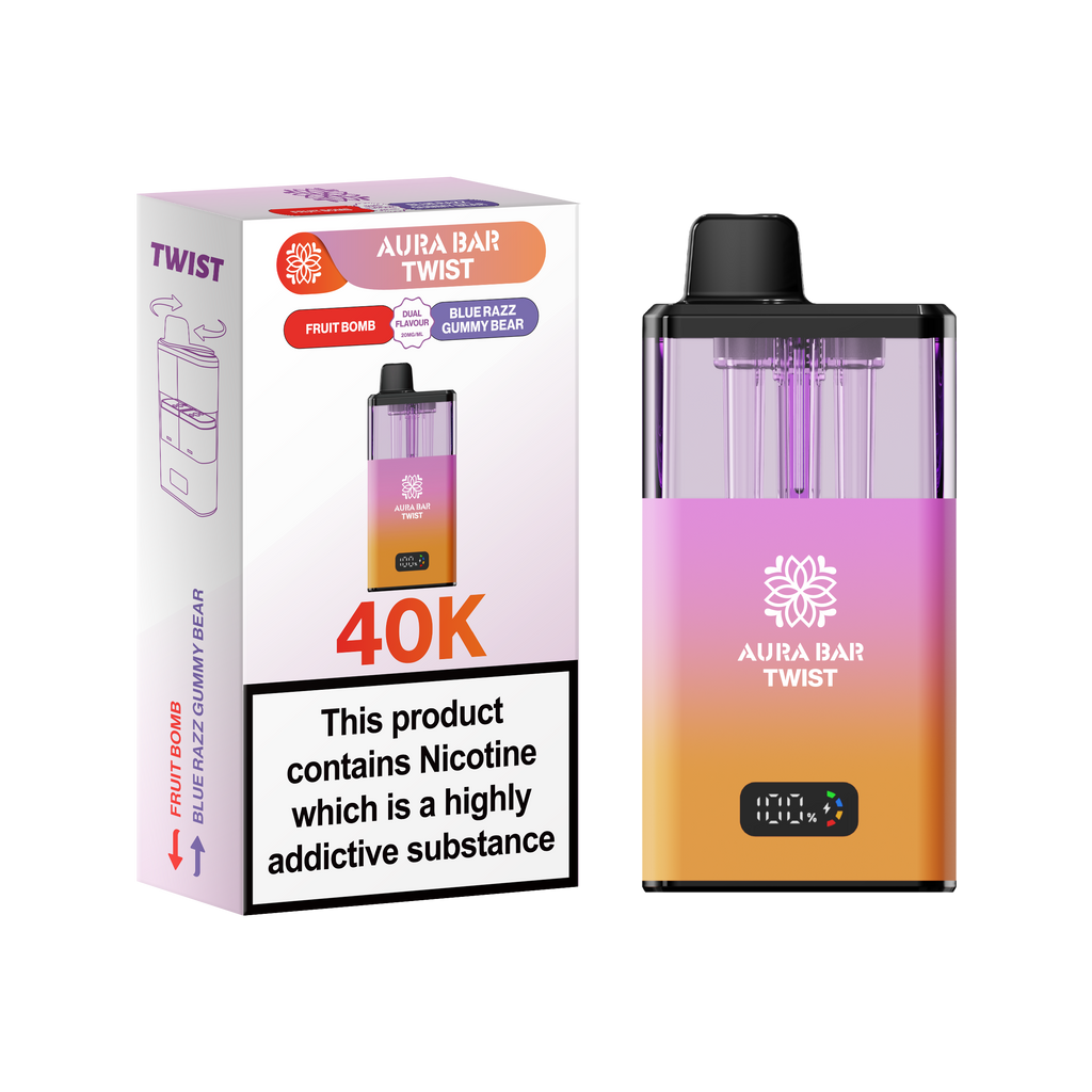 Aura Bar Twist 40K Prefilled Pod Kit (Box of 5)