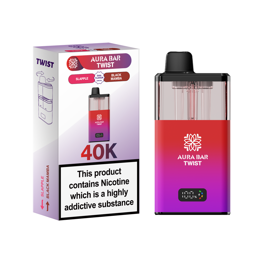 Aura Bar Twist 40K Prefilled Pod Kit (Box of 5)