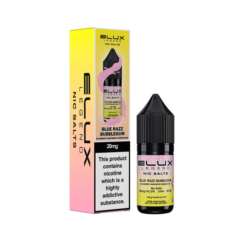 Elux Legend Nic Salt Blue razz bubblegum