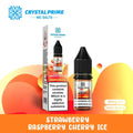 Crystal Prime Nic Salts Strawberry Raspberry Cherry Ice