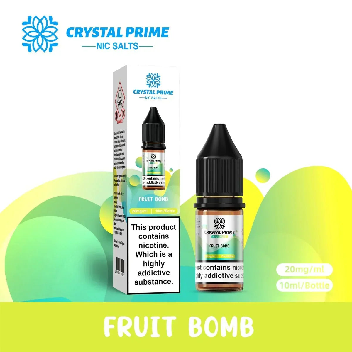 Crystal Prime Nic Salts by Aura Bar Box of 10