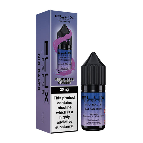 Elux Legend Nic Salt Blue Razz Gummy