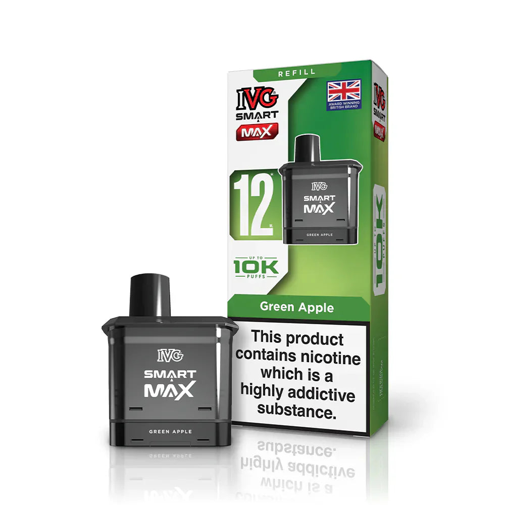 IVG Smart Max 10K Pre-filled Pods (Box of 5) - Green Apple
