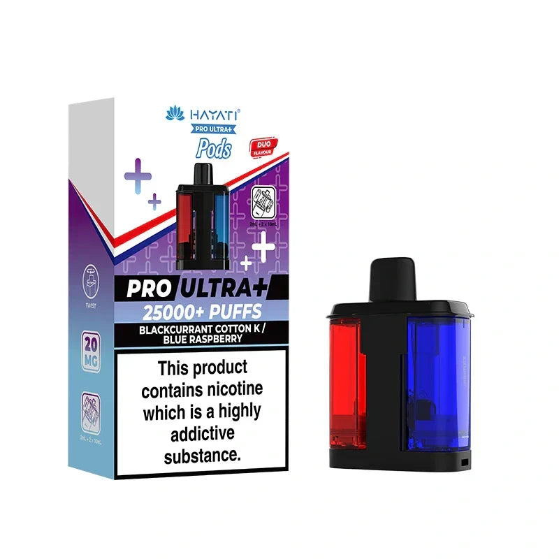 Hayati Pro Ultra Plus 25k Refillable Pods (Box of 5)