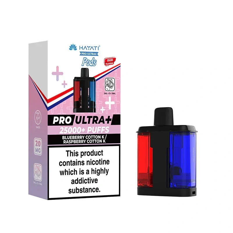 Hayati Pro Ultra Plus 25k Refillable Pods (Box of 5)