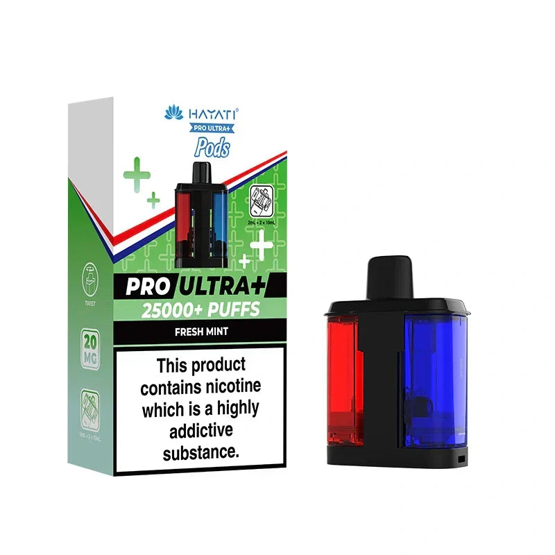 Hayati Pro Ultra Plus 25k Refillable Pods (Box of 5)