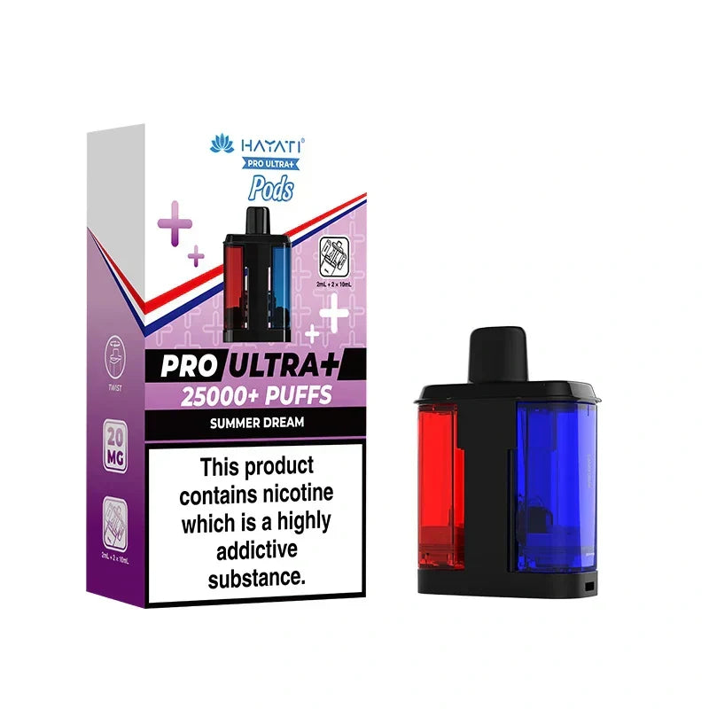 Hayati Pro Ultra Plus 25k Refillable Pods (Box of 5)
