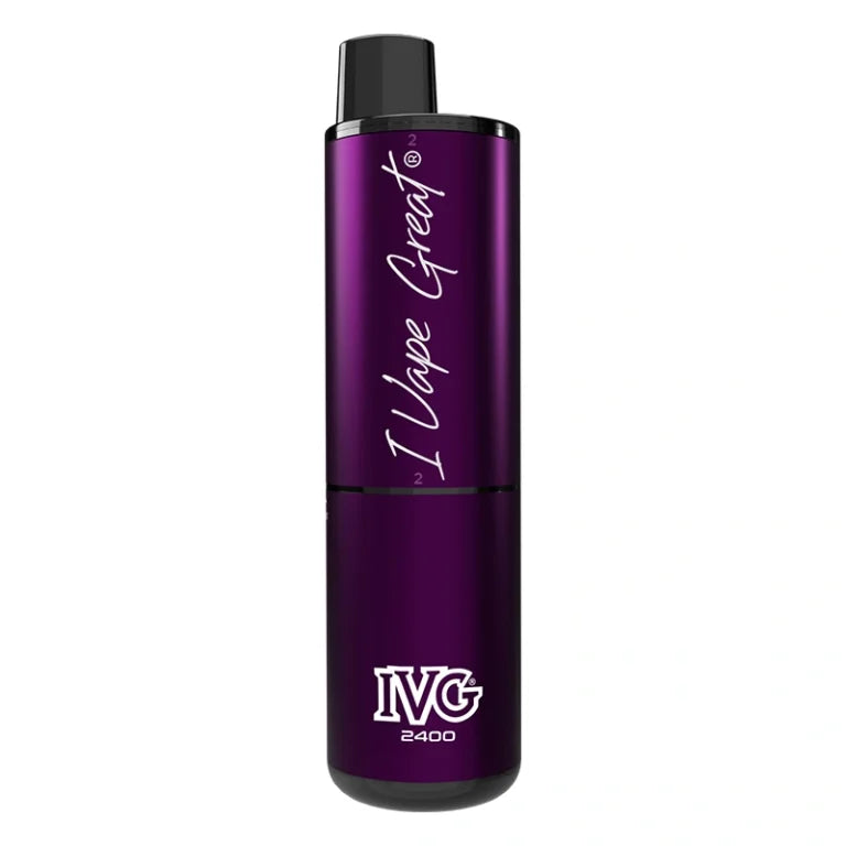 IVG 2400 Rechargeable Vape Kit (Box of 5) - Blackcurrant Lemonade
