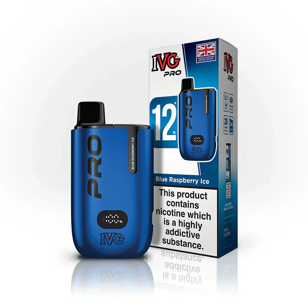 IVG Pro 12 Prefilled Pod Kit (Box of 5) - Blue Raspberry Ice
