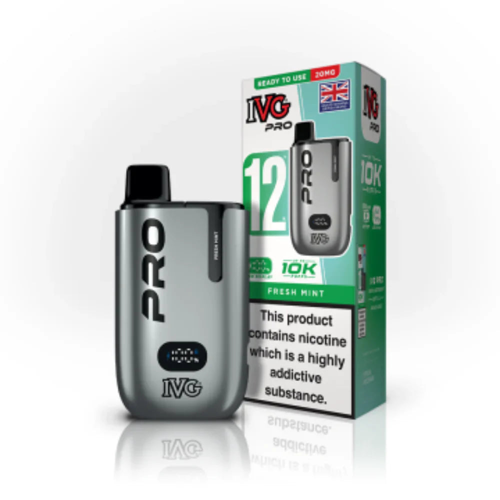 IVG Pro 12 Prefilled Pod Kit (Box of 5) - Fresh mint