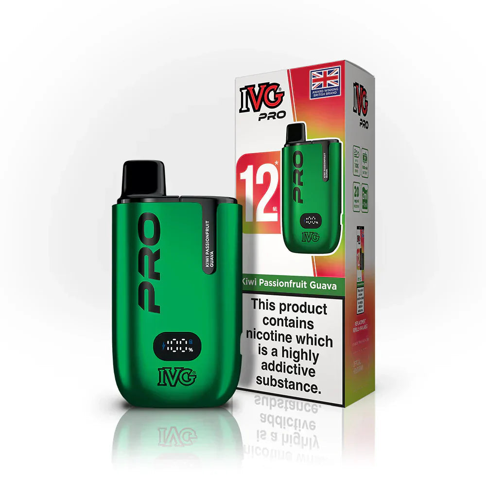 IVG Pro 12 Prefilled Pod Kit (Box of 5) - Kiwi Passionfruit Guava