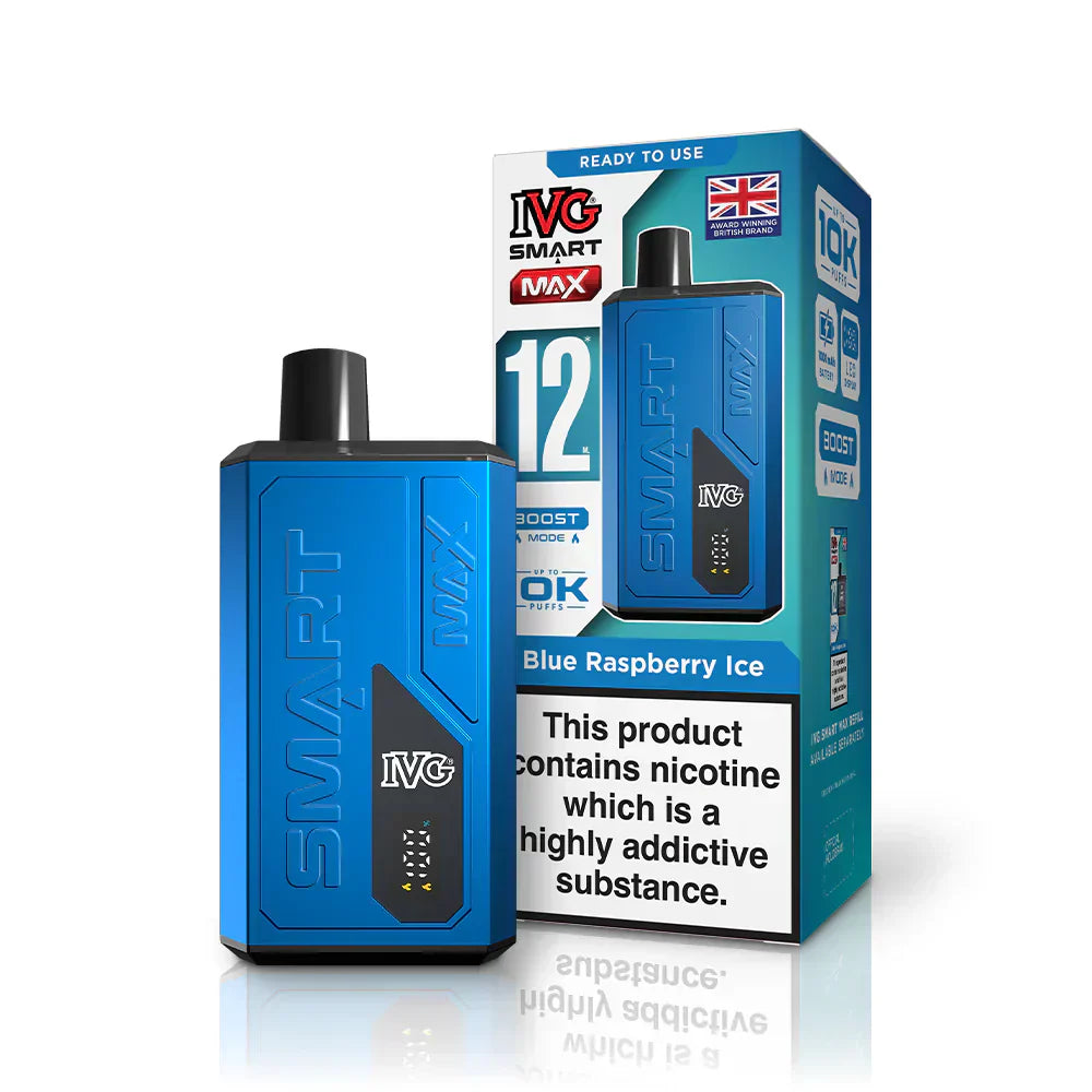 IVG Smart Max 10K Kit - Blue Raspberry Ice - Blue Raspberry Ice