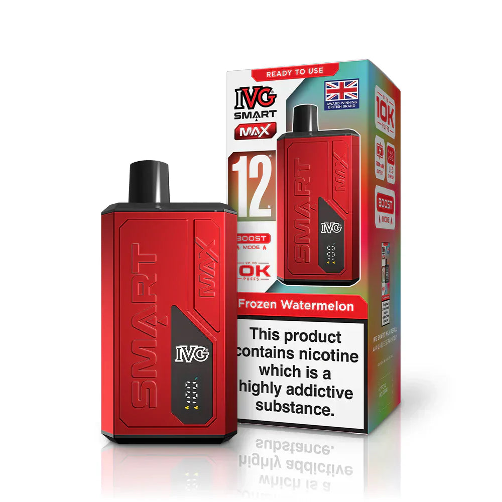 IVG Smart Max 10K Prefilled Pod Kit (Box of 5) - Frozen Watermelon