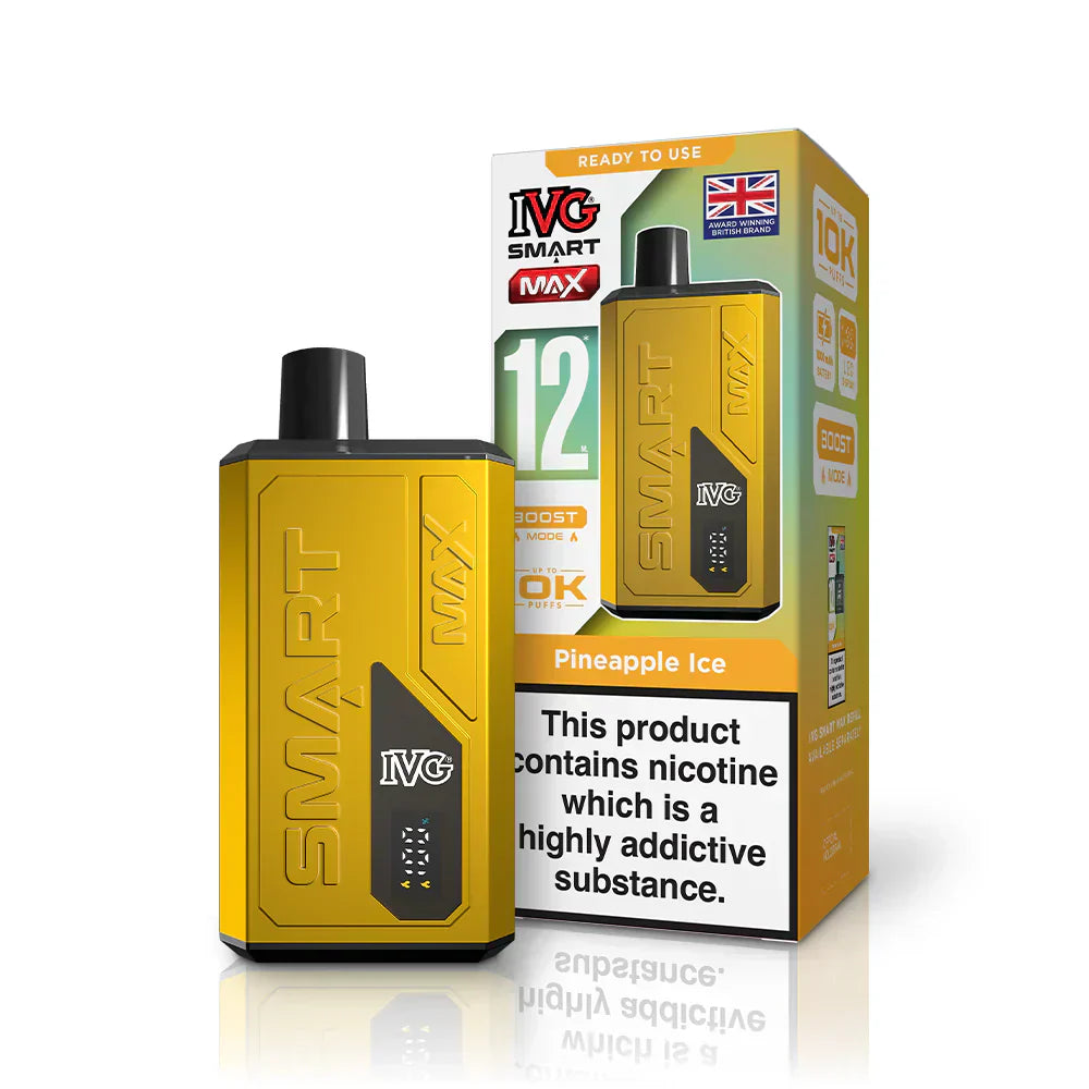 IVG Smart Max 10K Prefilled Pod Kit (Box of 5) - Pineapple Ice