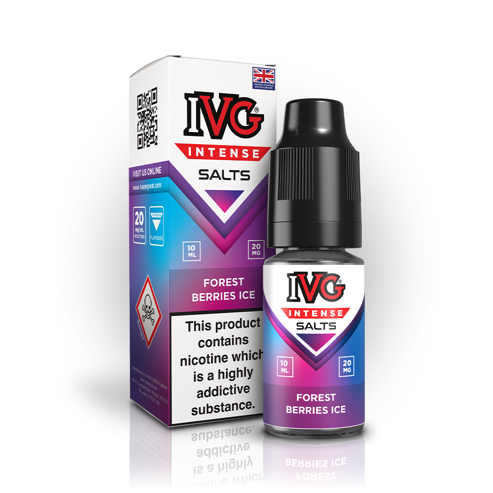 IVG Intense Nic Salt Box of 10 - Forest Berries Ice