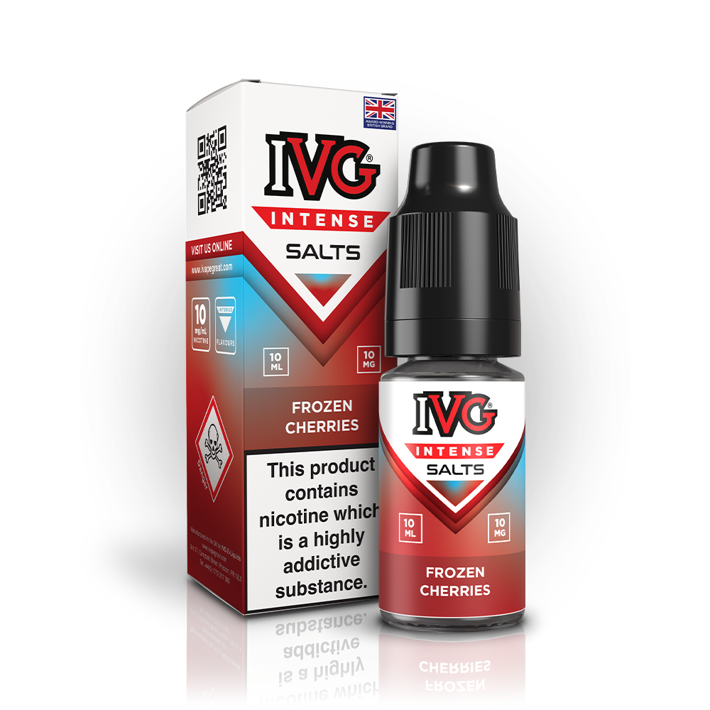 IVG Intense Nic Salt Box of 10 - Frozen Cherries