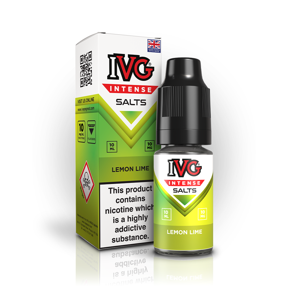IVG Intense Nic Salt Box of 10 - Lemon Lime