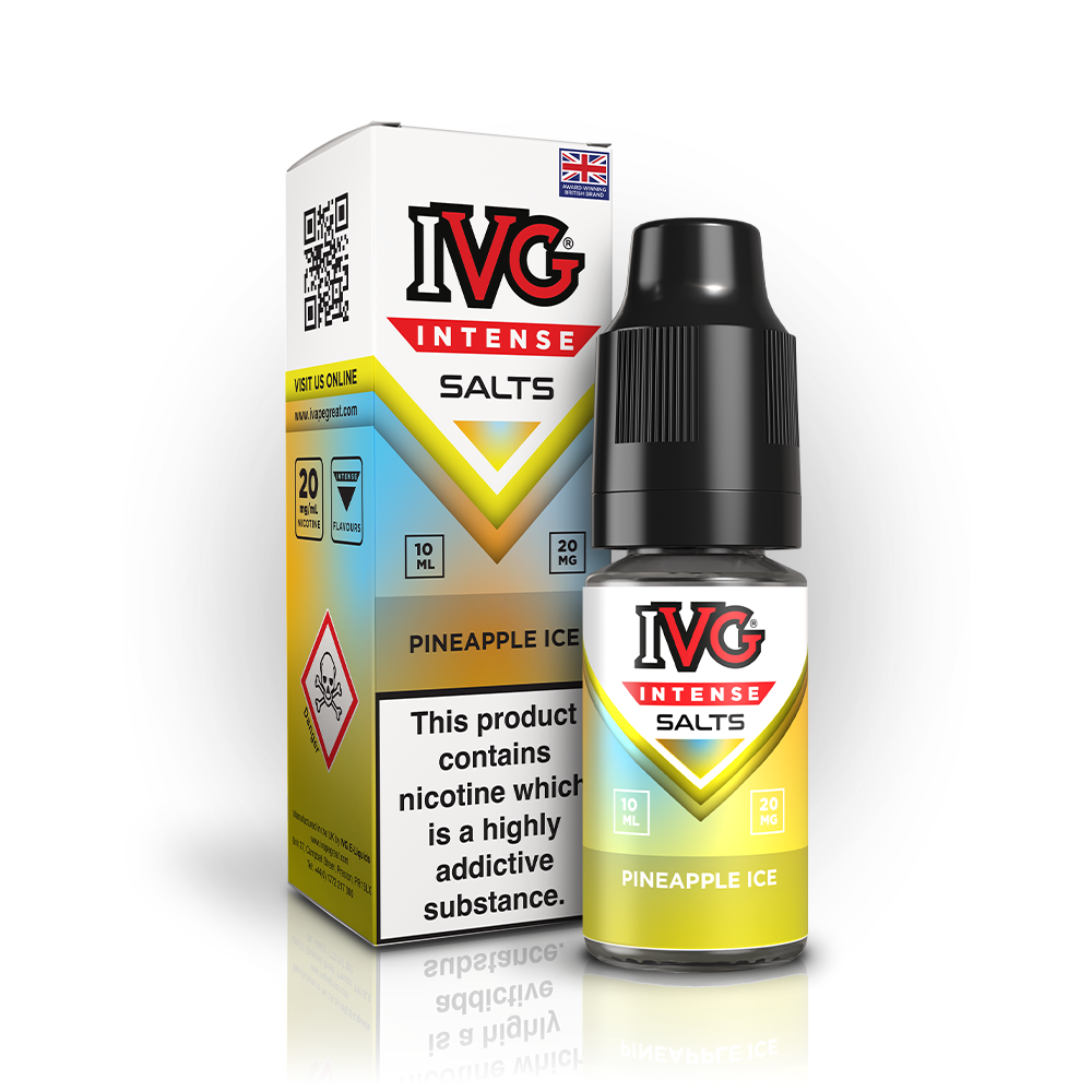 IVG Intense Nic Salt Box of 10 - Pineapple Ice