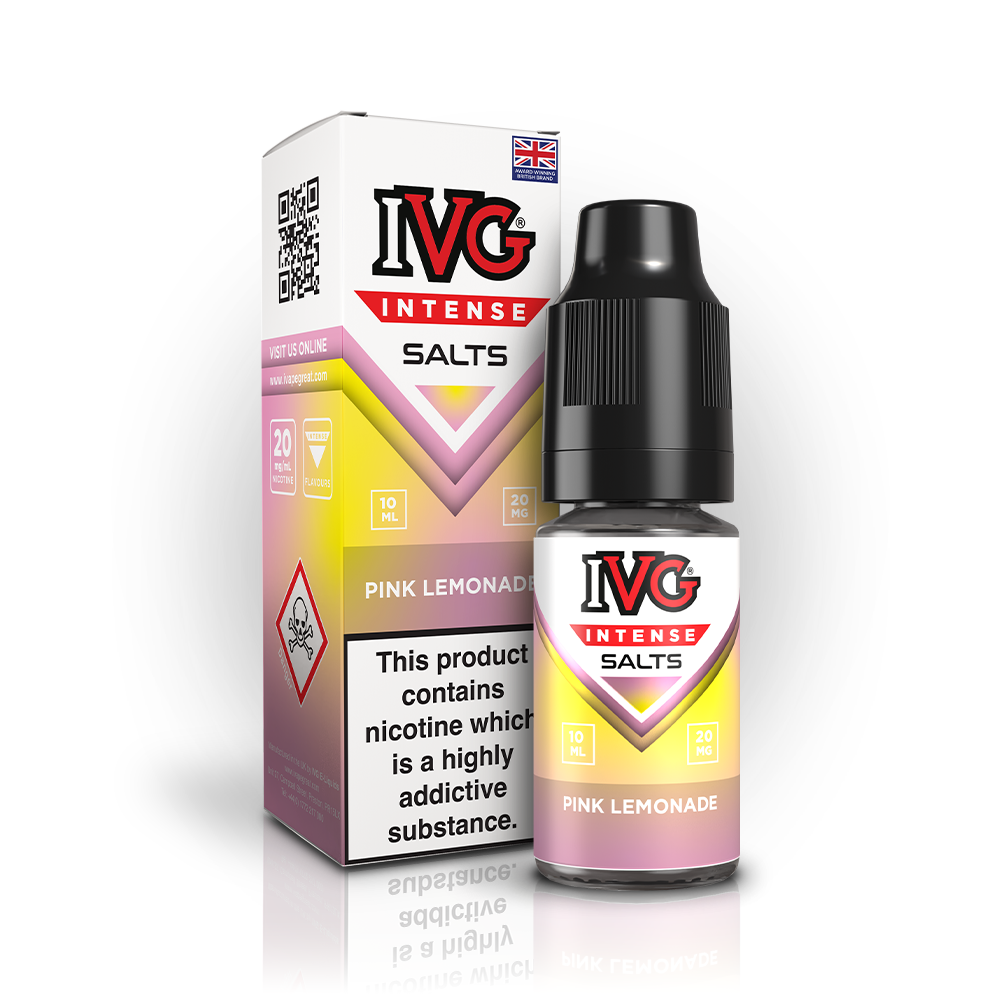 IVG Intense Nic Salt Box of 10 - Pink Lemonade