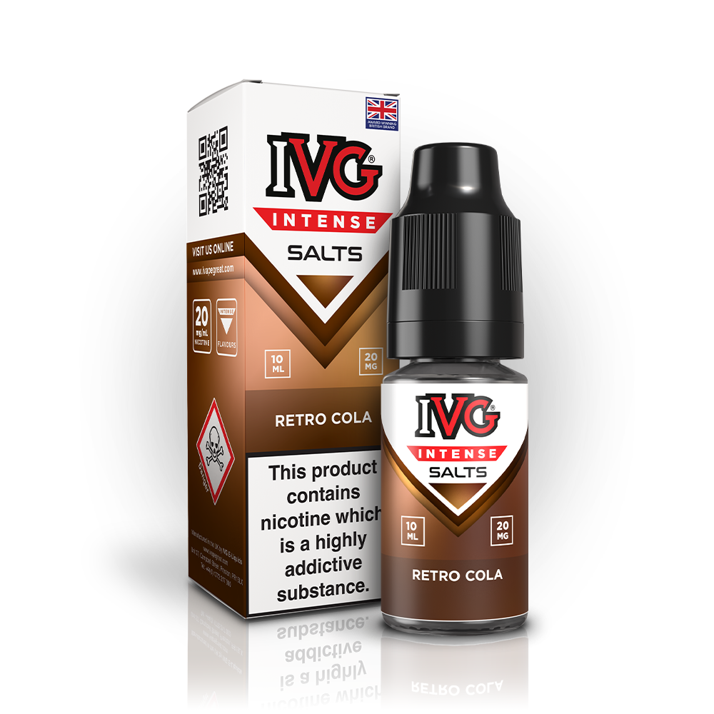 IVG Intense Nic Salt Box of 10 - Retro Cola