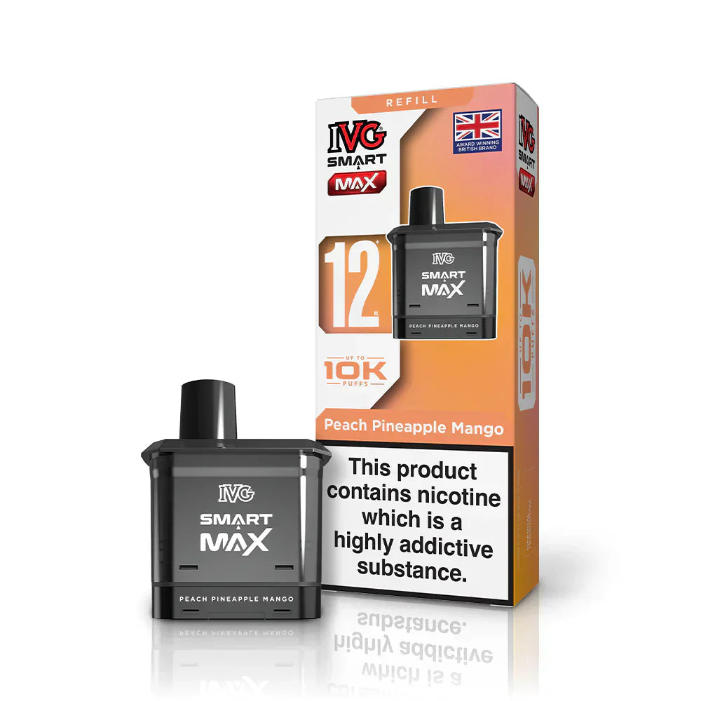 IVG Smart Max 10K Pre-filled Pods (Box of 5) - Peach Pineapple Mango