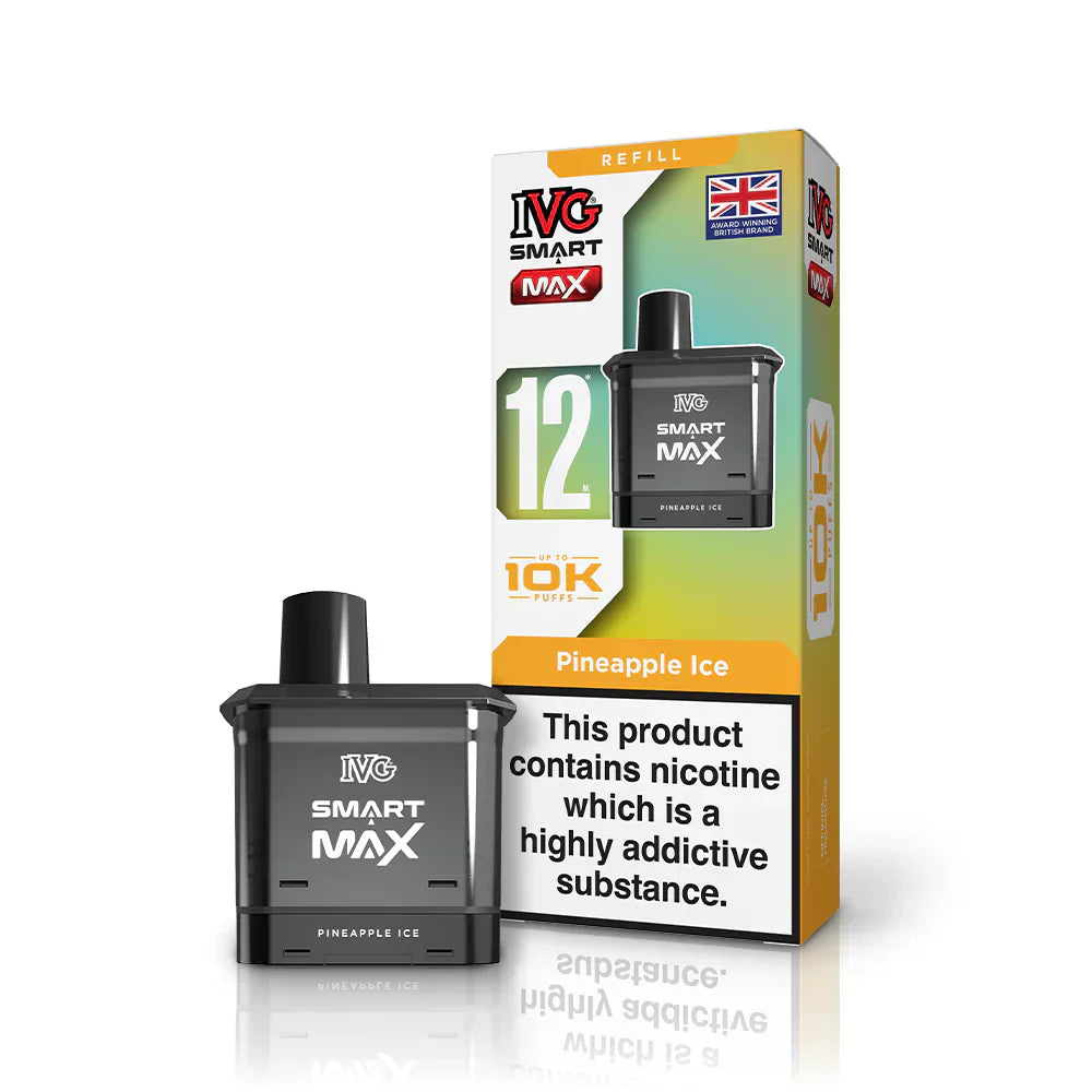 IVG Smart Max 10K Pre-filled Pods (Box of 5) - Pineapple Ice