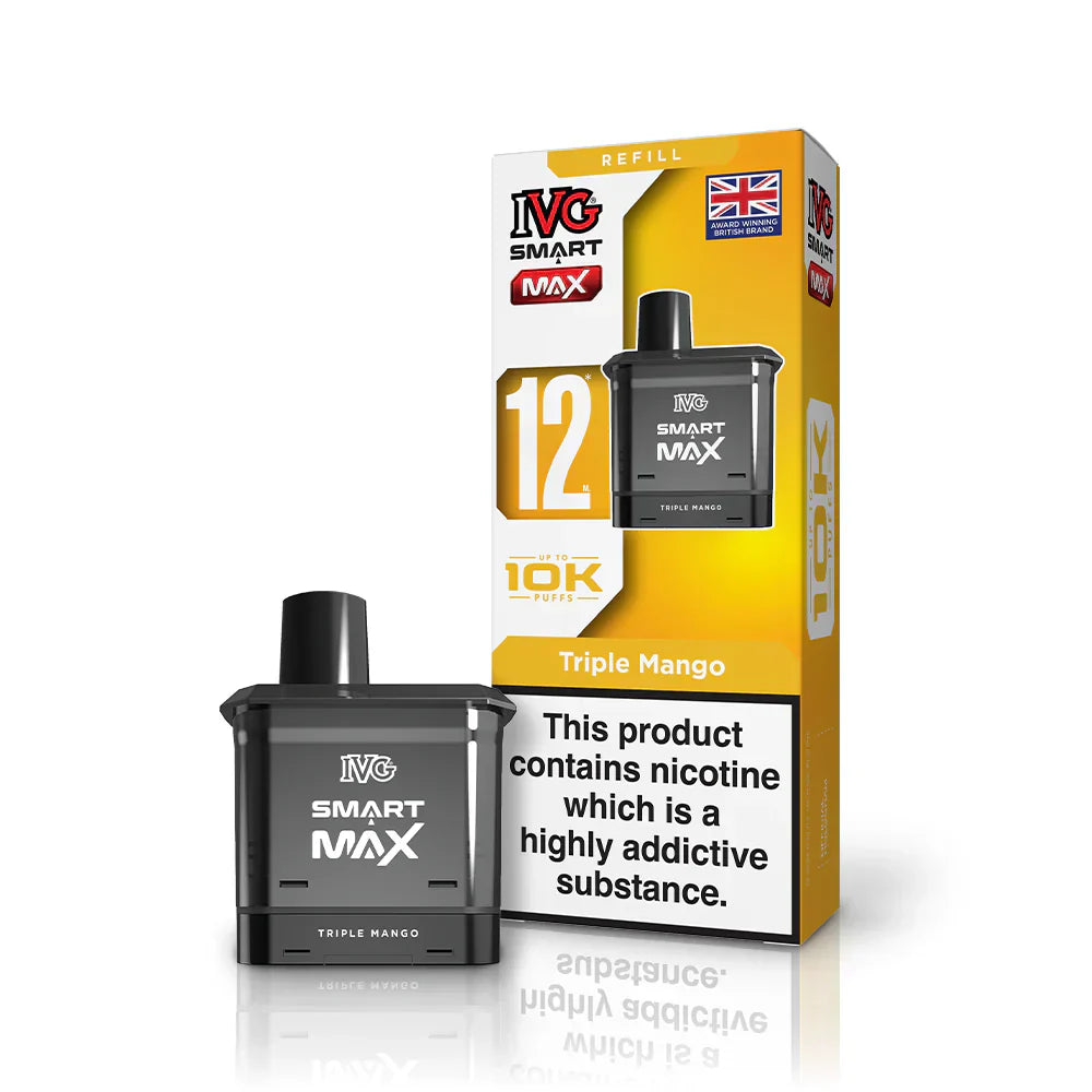 IVG Smart Max 10K Pre-filled Pods (Box of 5) - Triple Mango