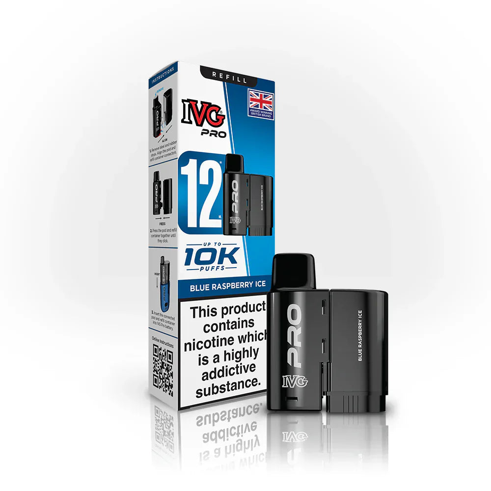 IVG Pro 12 Refill Pod (Box of 5) - Blue Raspberry Ice