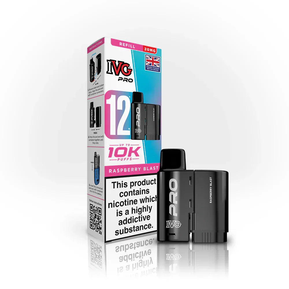 IVG Pro 12 Refill Pod (Box of 5) - Fizzy Strawberry