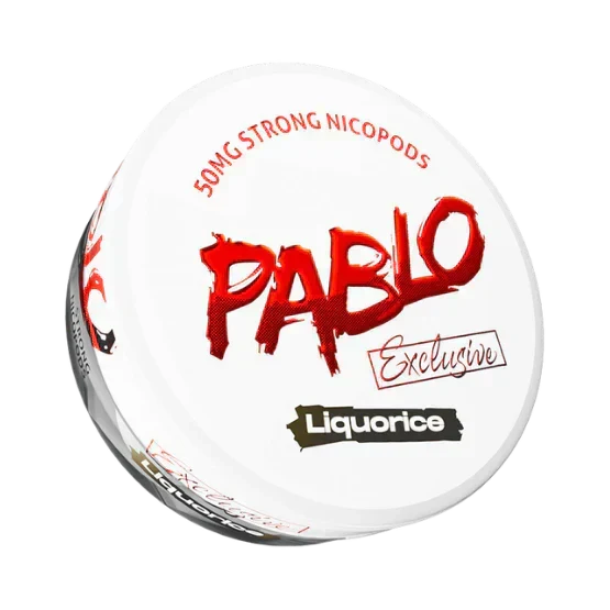 Pablo Exclusive Nicotine Pouches - Liquorice