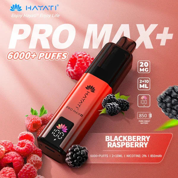 Hayati Pro Max Plus 6000 Kit - Blackberry Raspberry