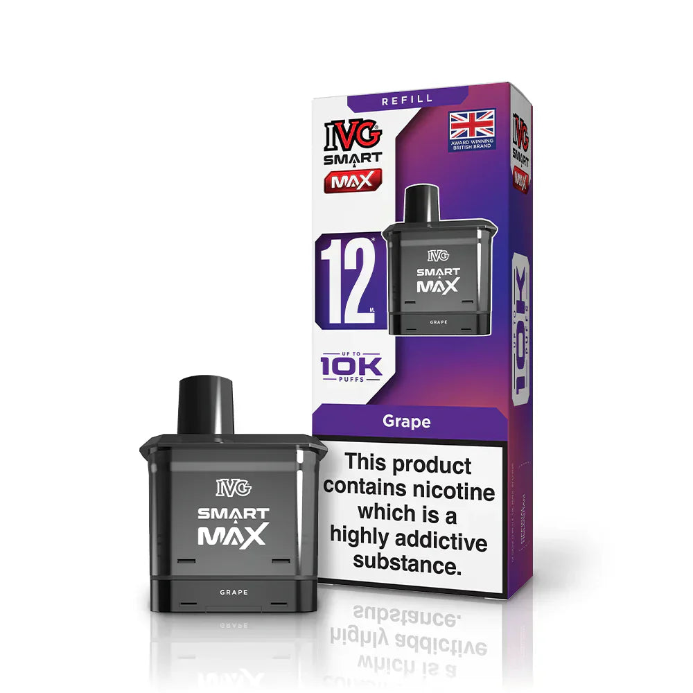 IVG Smart Max 10K Pre-filled Pods (Box of 5) - Grape