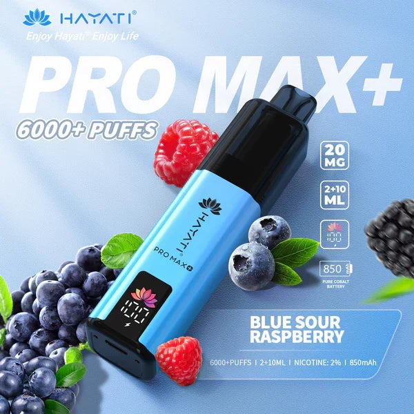 Hayati Pro Max Plus 6000 Kit - Blue Sour Raspberry