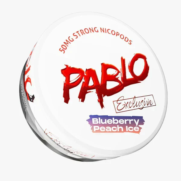 Pablo Exclusive Nicotine Pouches - Blueberry Peach Ice