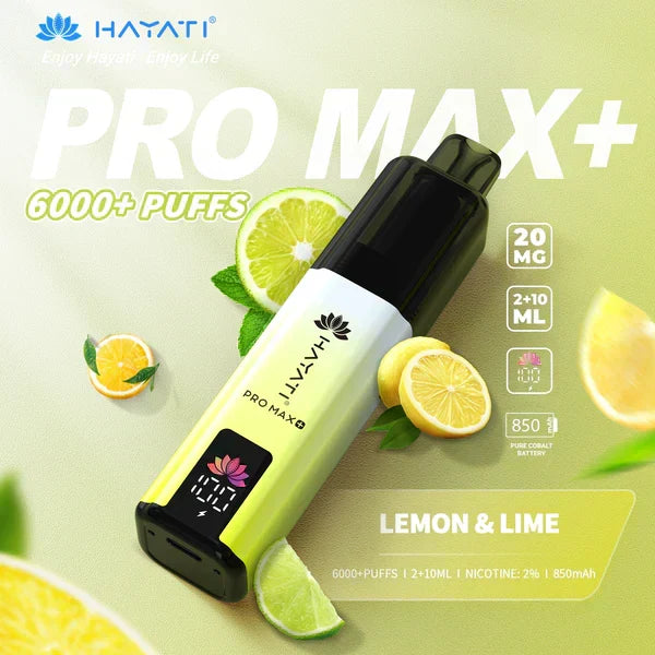 Hayati Pro Max Plus 6000 Kit - Lemon & Lime