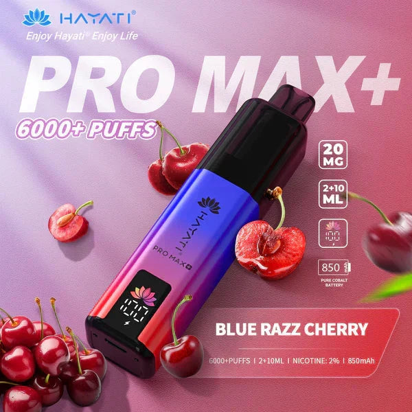 Hayati Pro Max Plus 6000 Kit - Blue Razz Cherry