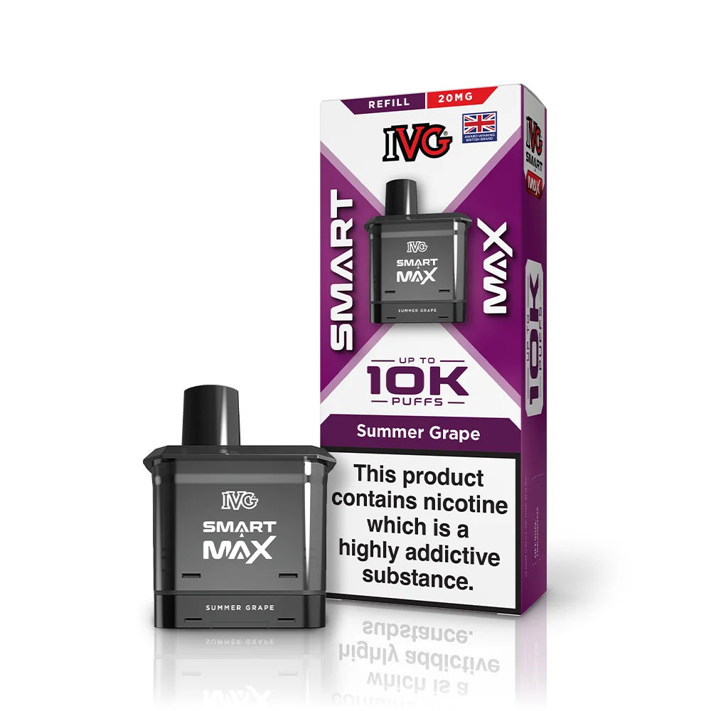 IVG Smart Max 10K Pre-filled Pods (Box of 5) - Summer Grape