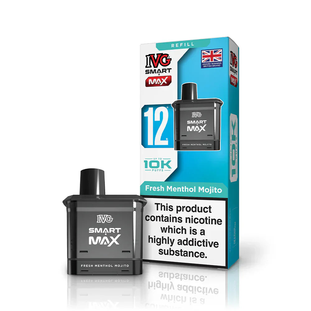 IVG Smart Max 10K Pre-filled Pods (Box of 5) - Fresh Menthol Mojito