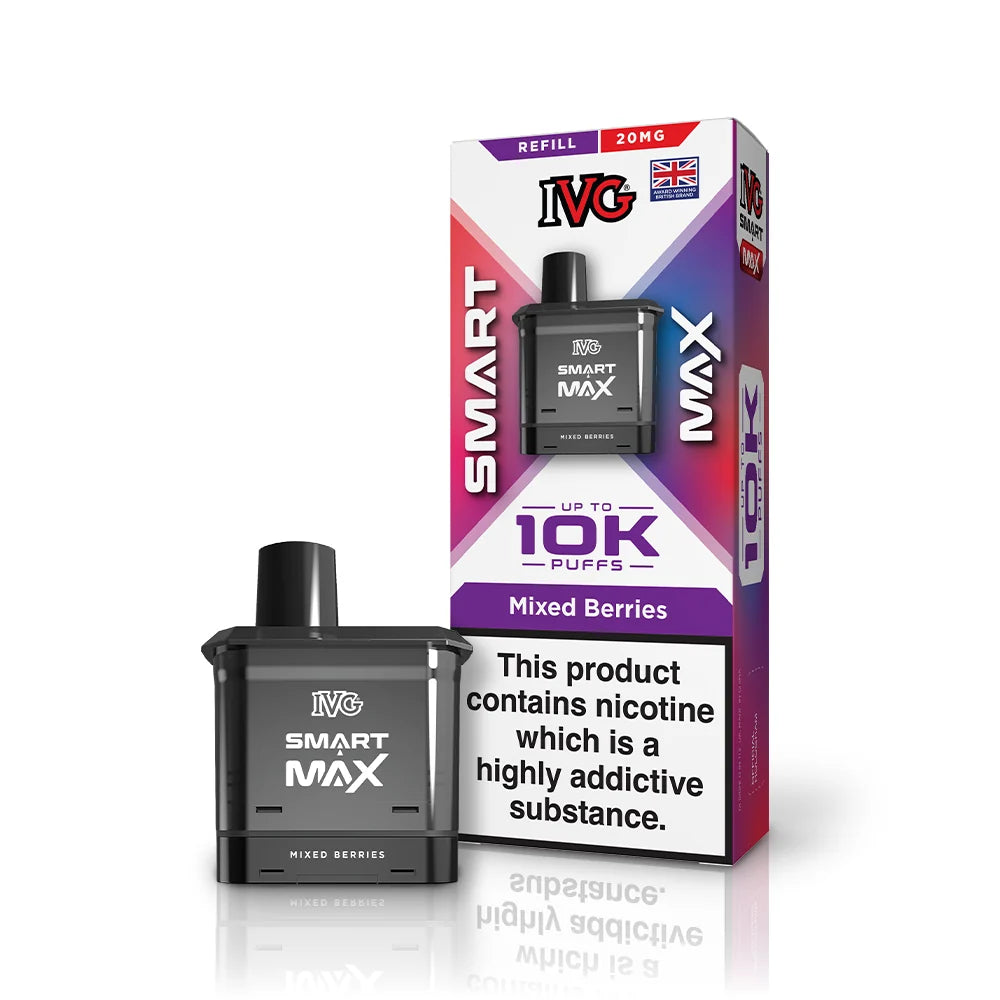 IVG Smart Max 10K Pre-filled Pods (Box of 5) - Mixed Berries