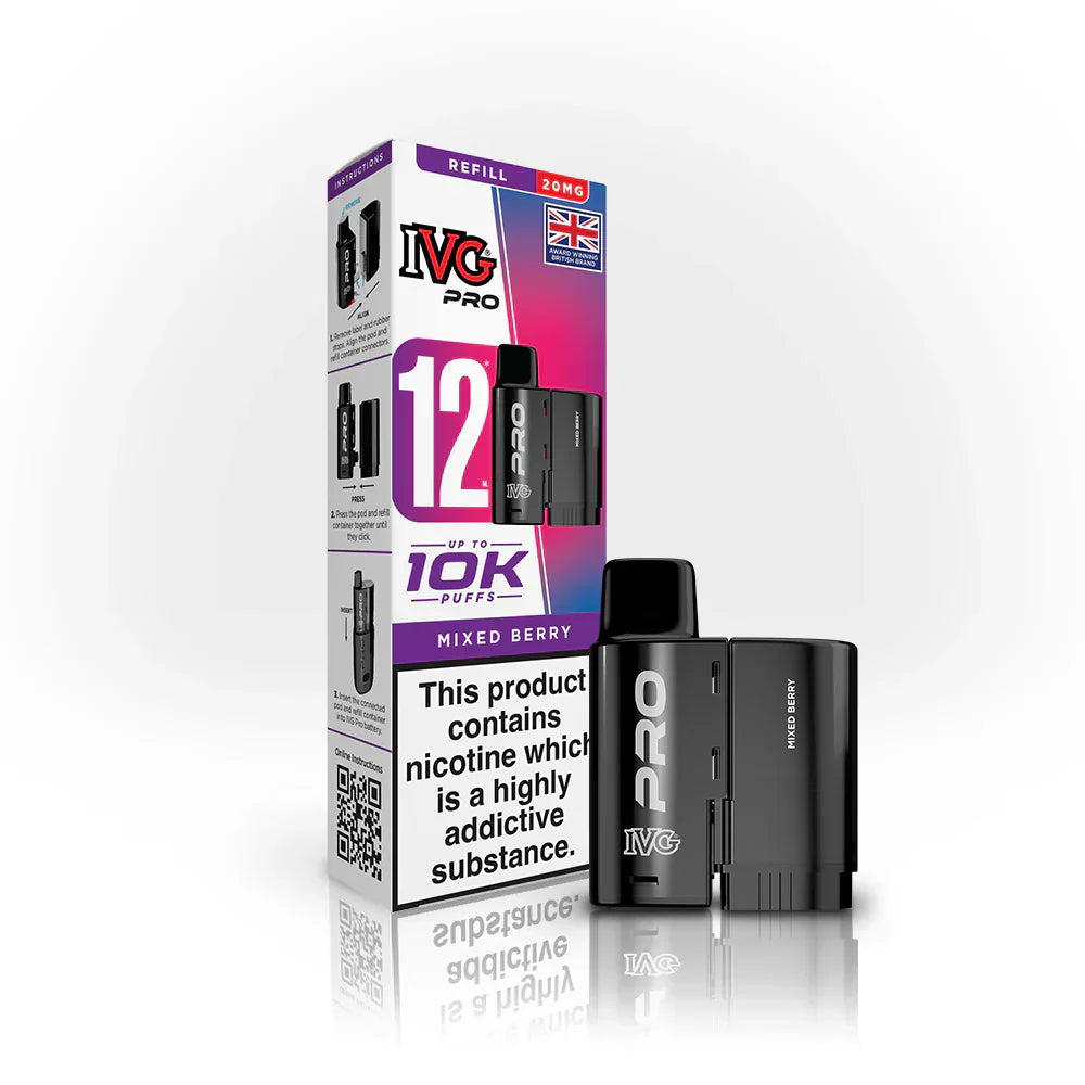 IVG Pro 12 Refill Pod (Box of 5) - Fizzy Cherry