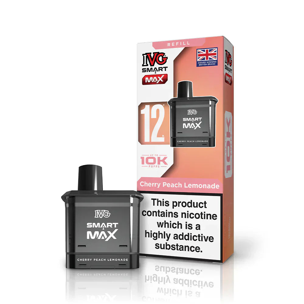 IVG Smart Max 10K Pre-filled Pods (Box of 5) - Cherry Peach Lemonade