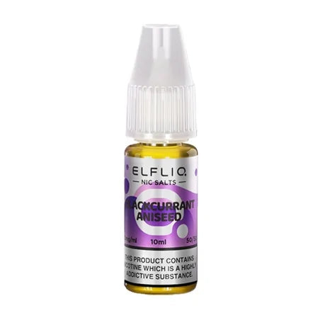 ELFLIQ Nic Salts Pack of 10 - Blackcurrant Aniseed