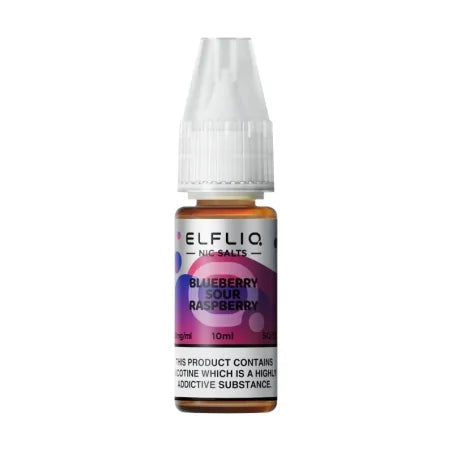 ELFLIQ Nic Salts Pack of 10 - Blueberry Sour Raspberry