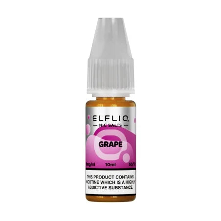 ELFLIQ Nic Salts Pack of 10 - Grape