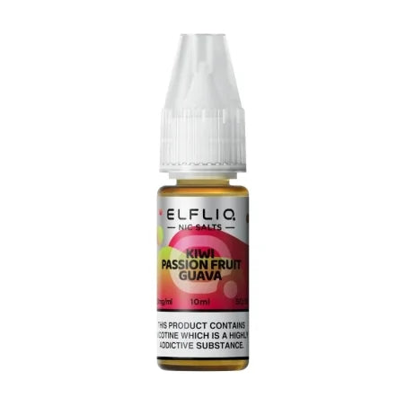 ELFLIQ Nic Salts Pack of 10 - Kiwi Passionfruit Guava